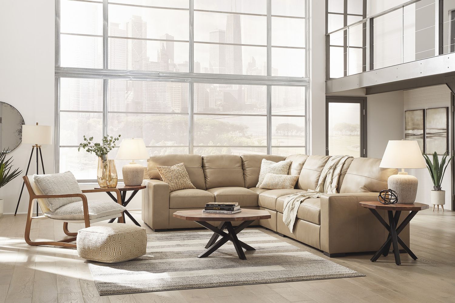 Bandon 3-Piece LAF Sectional In Toffee 38006S3