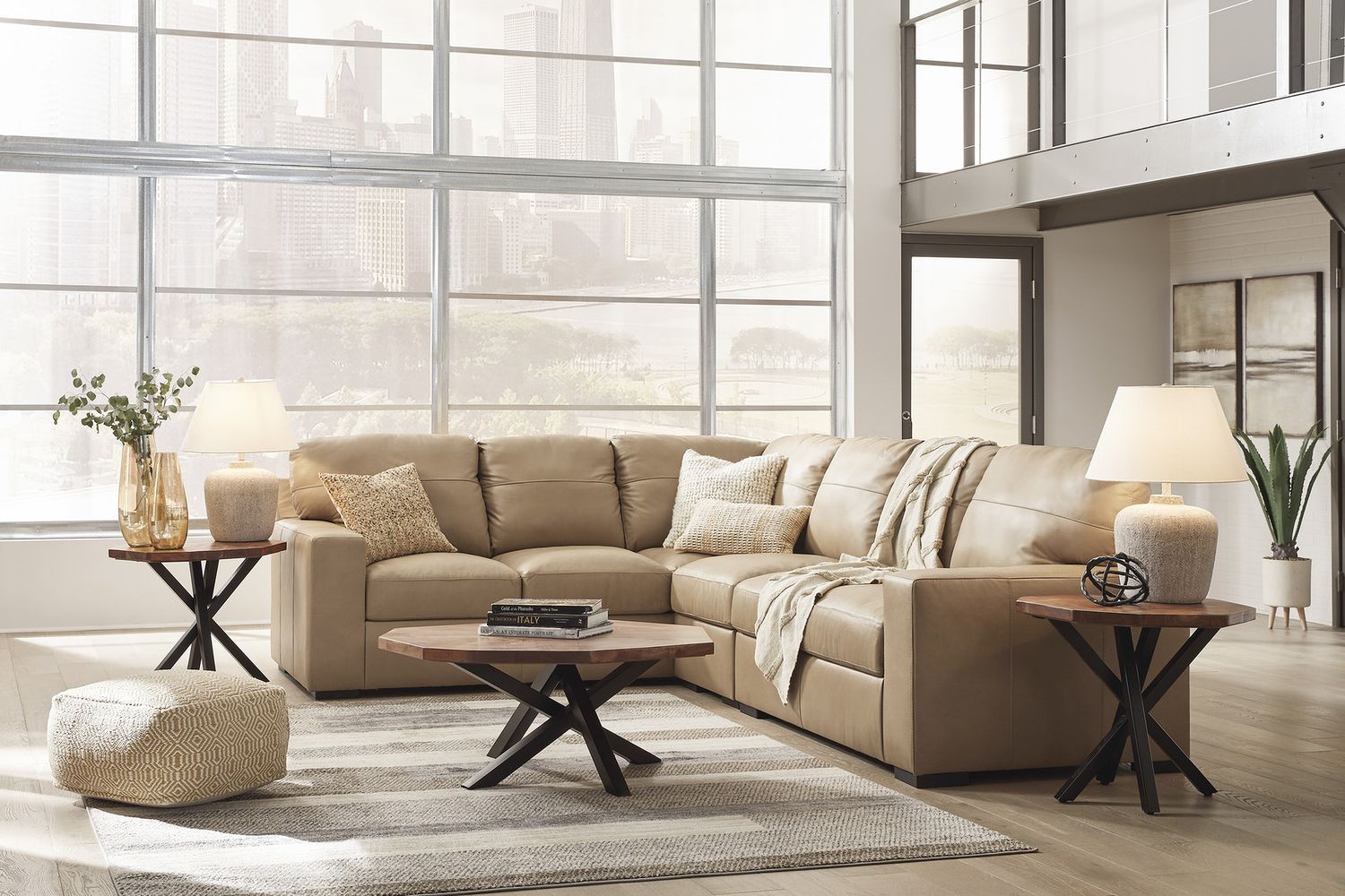 Bandon 3-Piece LAF Sectional In Toffee 38006S3