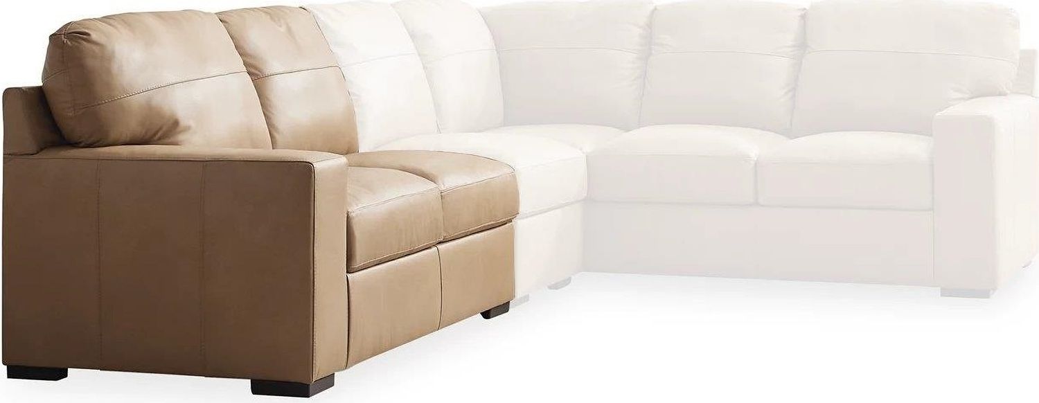 Bandon 3-Piece RAF Sectional In Toffee 38006S4
