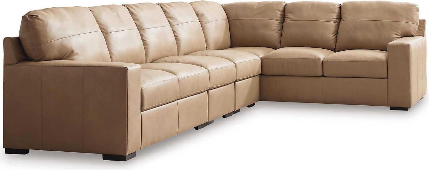 Bandon 4-Piece RAF Sectional In Toffee 38006S6