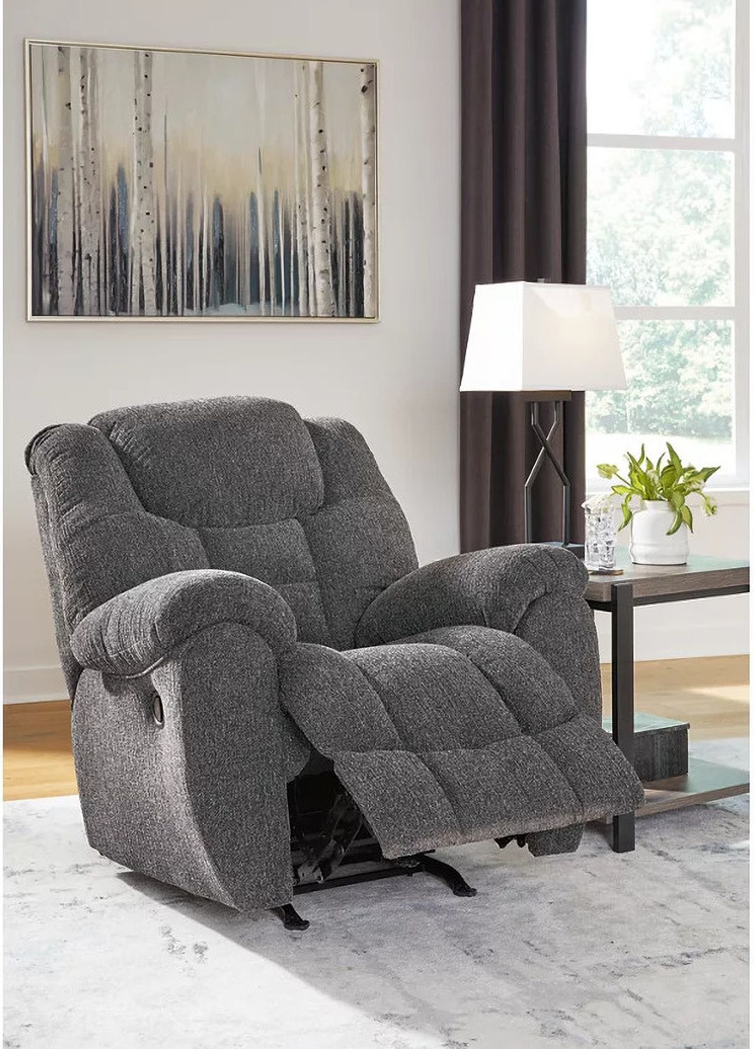 Foreside Recliner In Charcoal 3810425