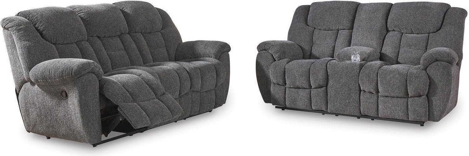 Foreside Reclining Sofa In Charcoal 3810488