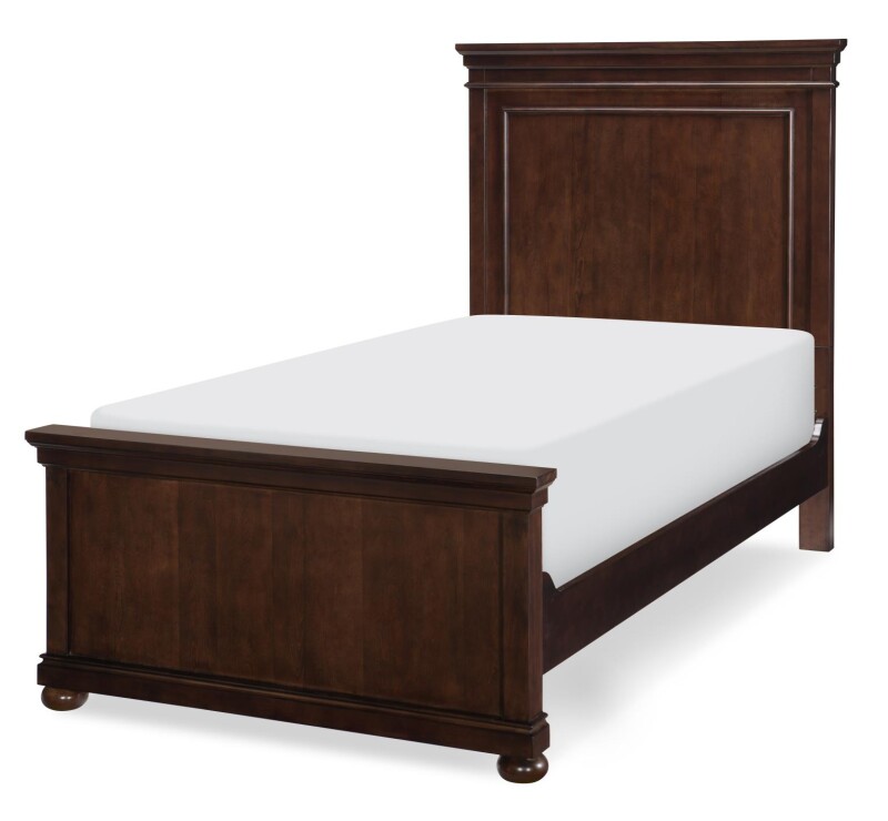 3814 Canterbury 2.0 LK Complete Panel Twin Bed Cherry Finish 38144103K
