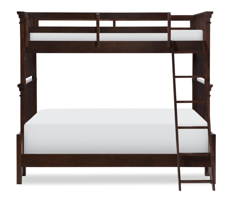 3814 Canterbury 2.0 LK Complete Bunk Twin Full Ext Cherry 38148140K