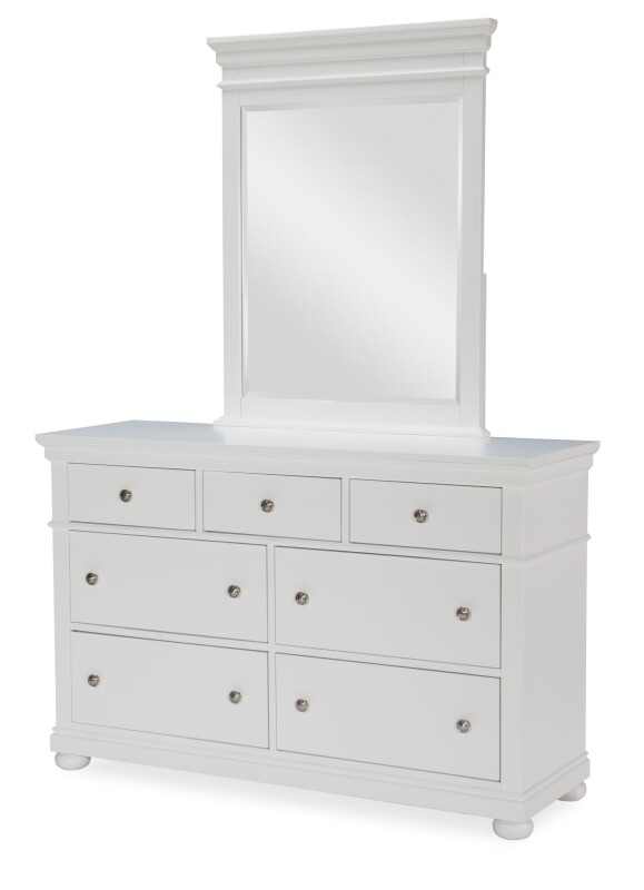 3815 Canterbury 2.0 LK Vertical Mirror White Finish 38150100