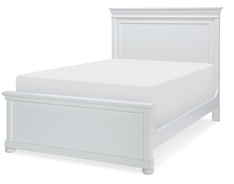 3815 Canterbury 2.0 LK Complete Panel Full Bed White Finish 38154104K