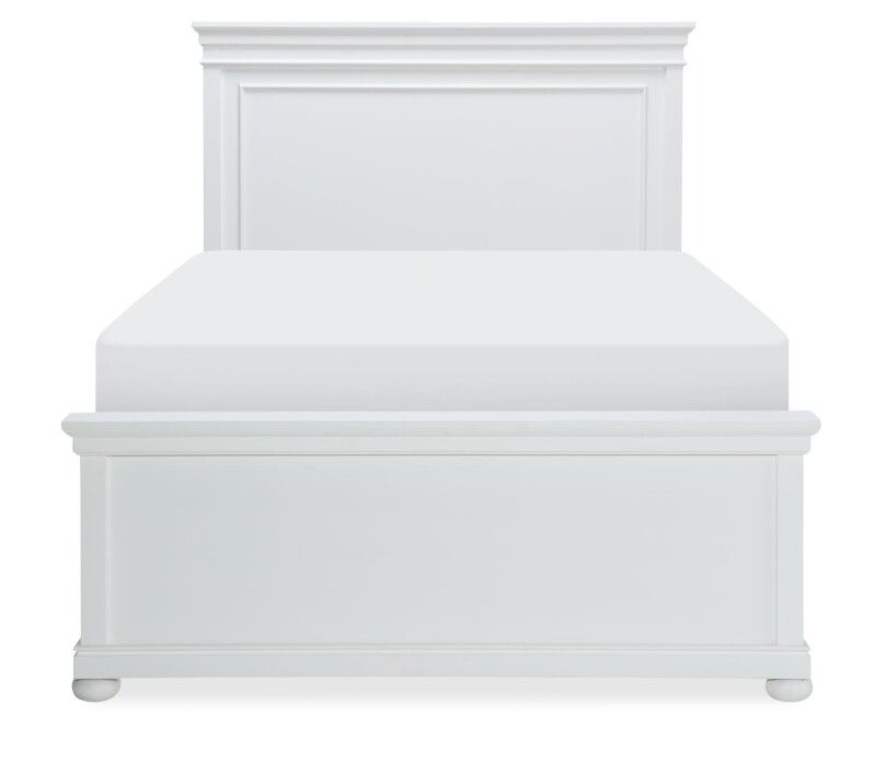 3815 Canterbury 2.0 LK Complete Panel Full Bed White Finish 38154104K