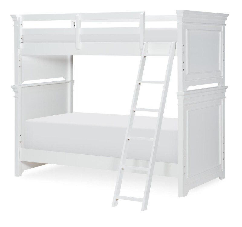 3815 Canterbury 2.0 LK Complete Bunk Twin White Finish 38158110K
