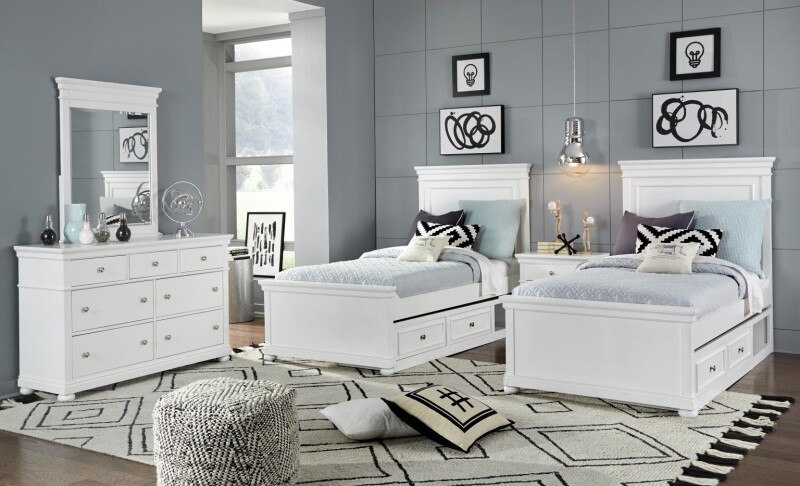 3815 Canterbury 2.0 LK Underbed Stg Unit White Finish 38159300