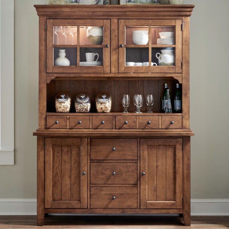 Hearthstone Ridge Hutch & Buffet 382DRHB