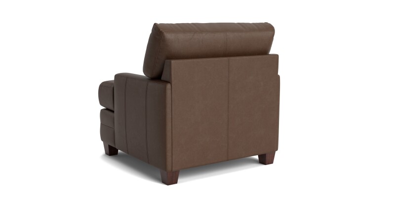 Carolina Leather Track Arm Accent Chair 384912L60