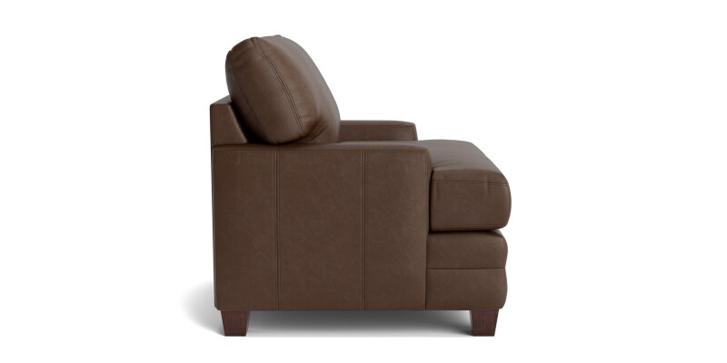 Carolina Leather Track Arm Accent Chair 384912L61