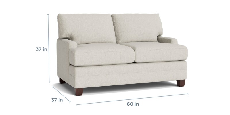 Carolina Track Arm Loveseat with T-Cushion 38494230