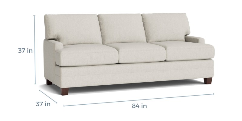 Carolina Track Arm Sofa with T Cushion 38497231