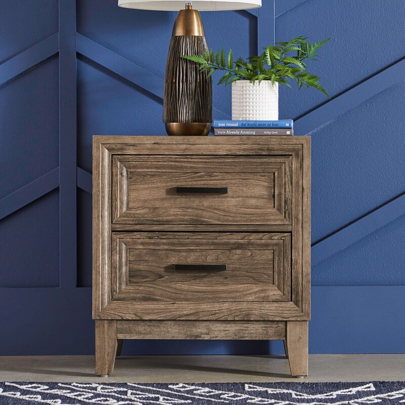 Ridgecrest 2 Drawer Night Stand 384BR61