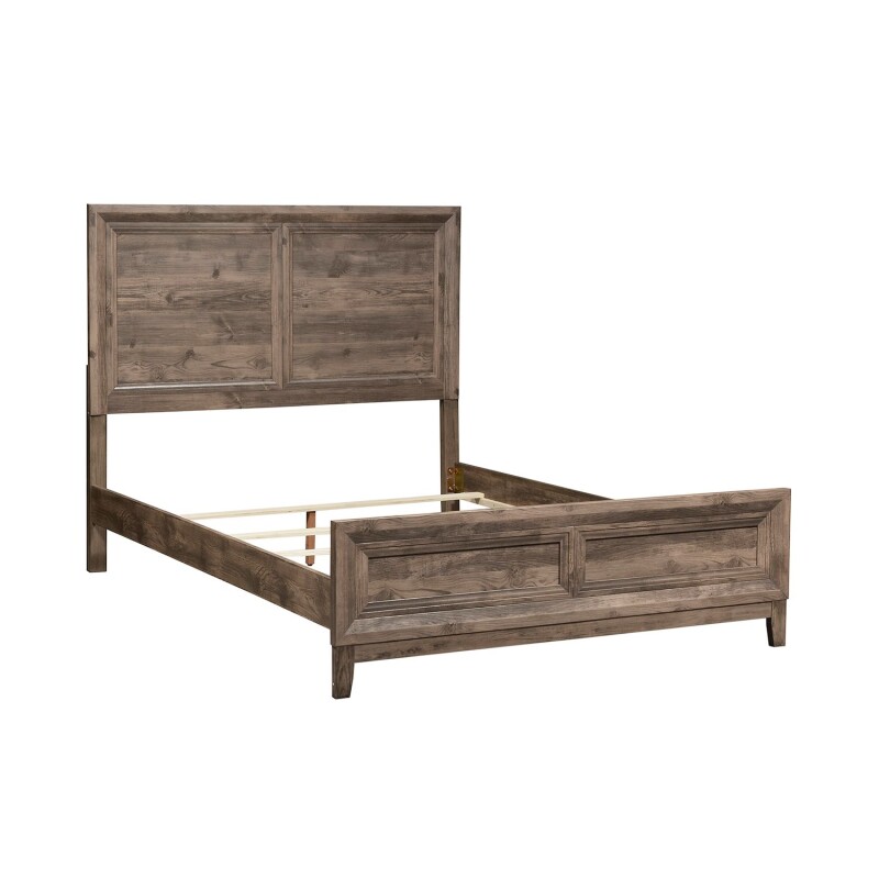 Ridgecrest King Panel Bed, Dresser & Mirror, Night Stand 384BRKPBDMN