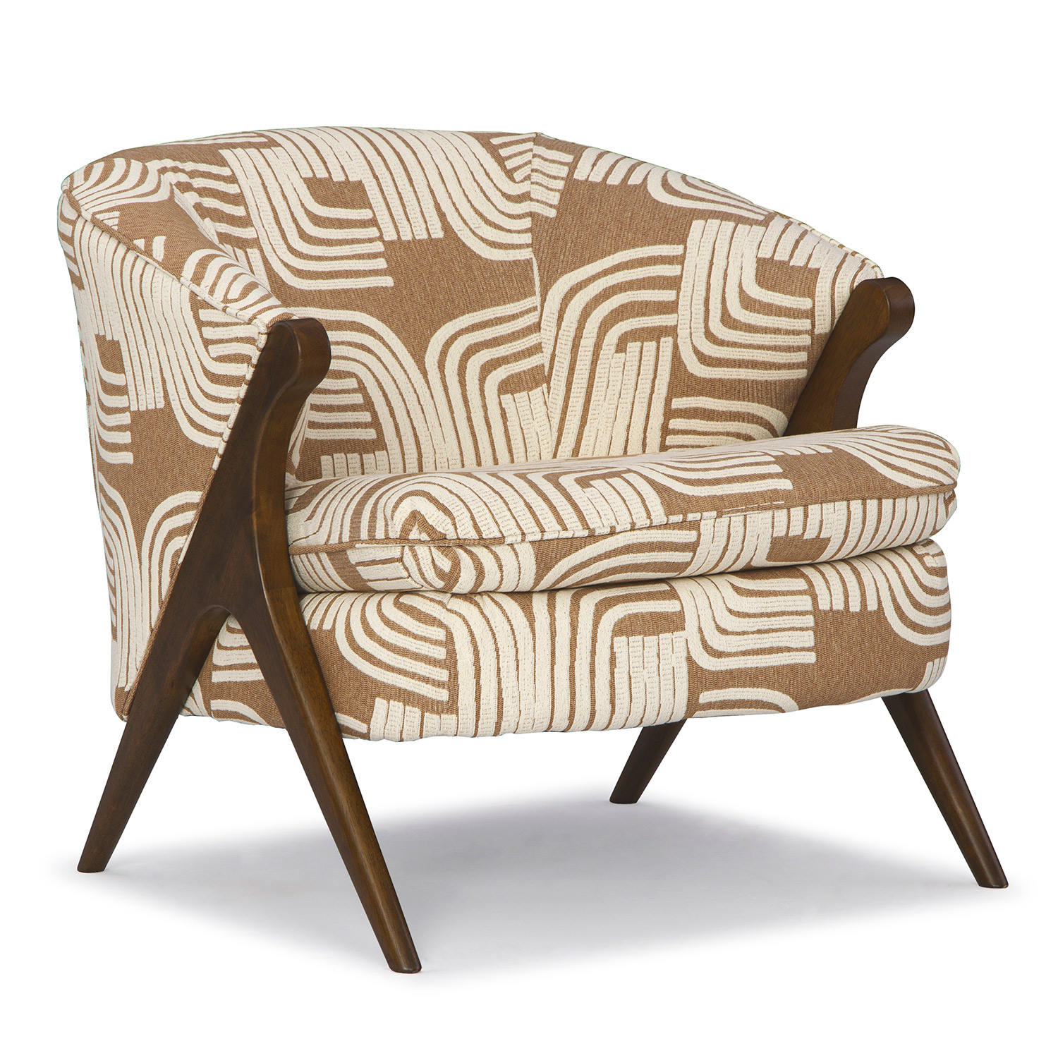 Tatiana - Retro Accent Chair - Espresso - 3850E 3850E