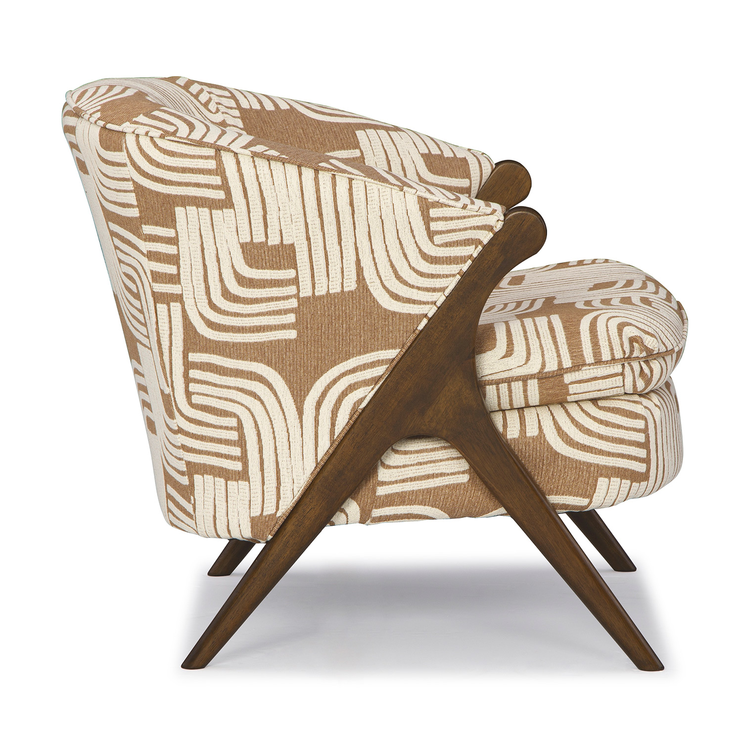 Tatiana - Retro Accent Chair - Espresso - 3850E 3850E
