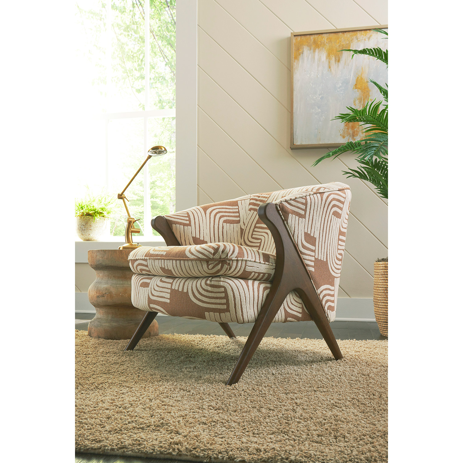 Tatiana - Retro Accent Chair - Espresso - 3850E 3850E
