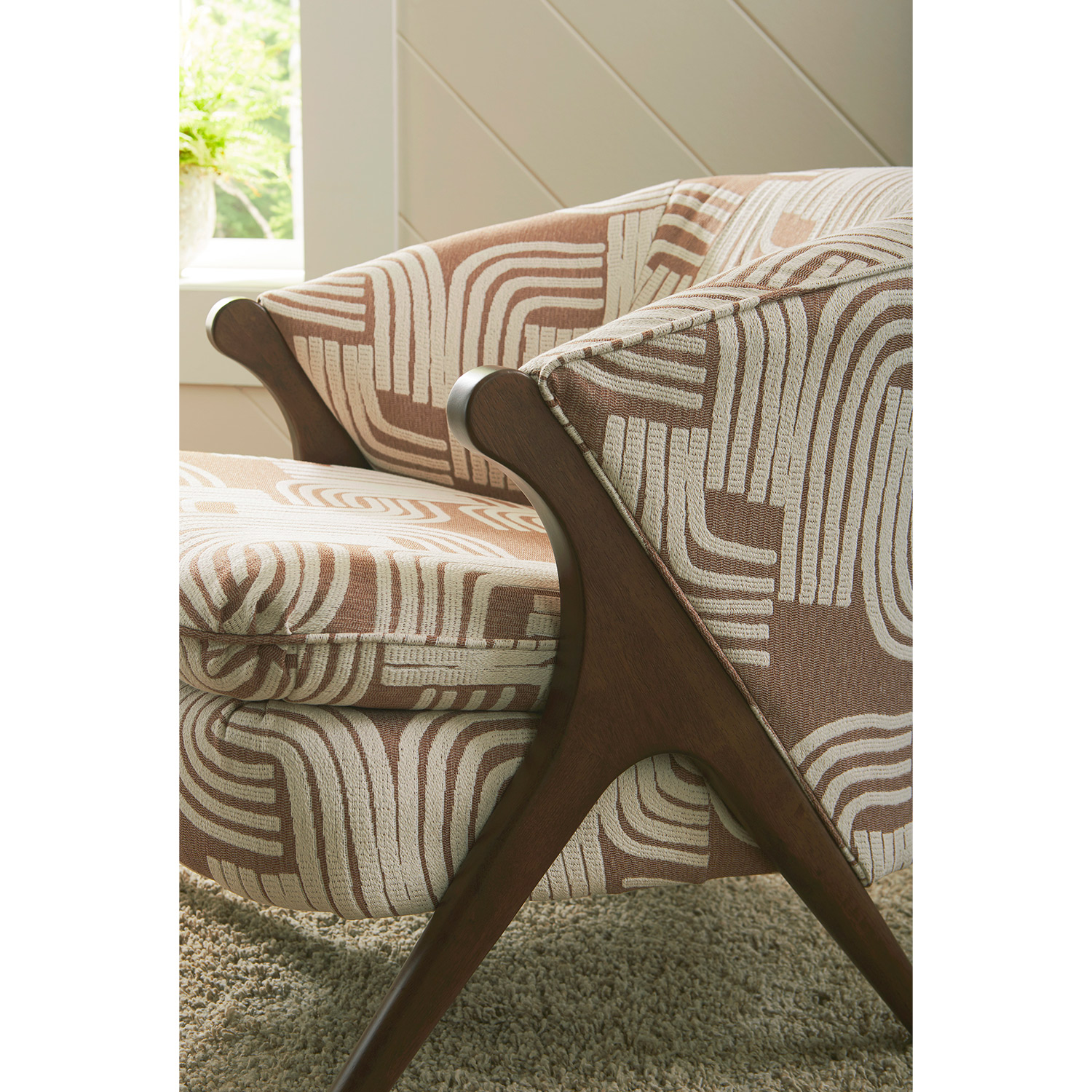 Tatiana - Retro Accent Chair - Espresso - 3850E 3850E