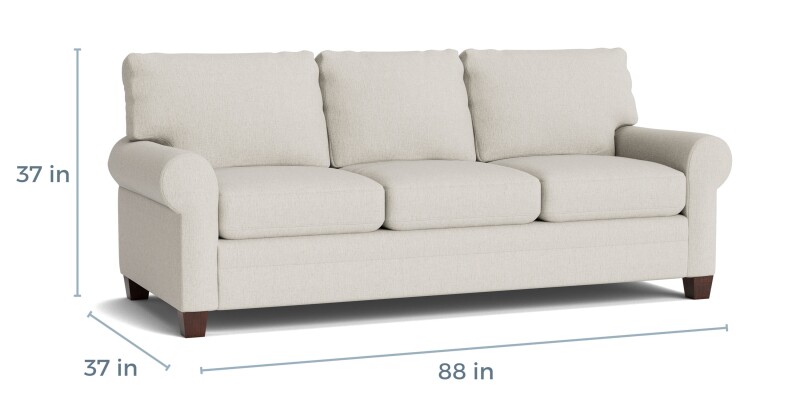 Carolina Roll Arm Sofa 38517Q23
