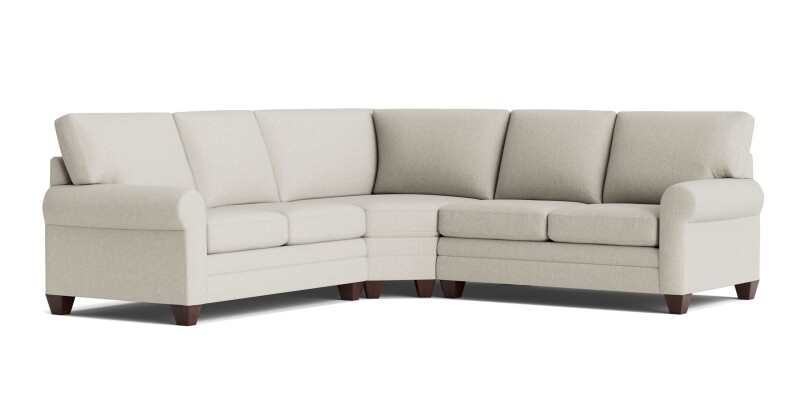 Carolina Roll Arm L-Shaped Sectional 3851LSECT2KIT21