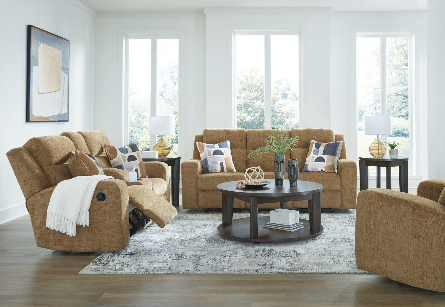 Kanlow Reclining Sofa In Honey 3860588