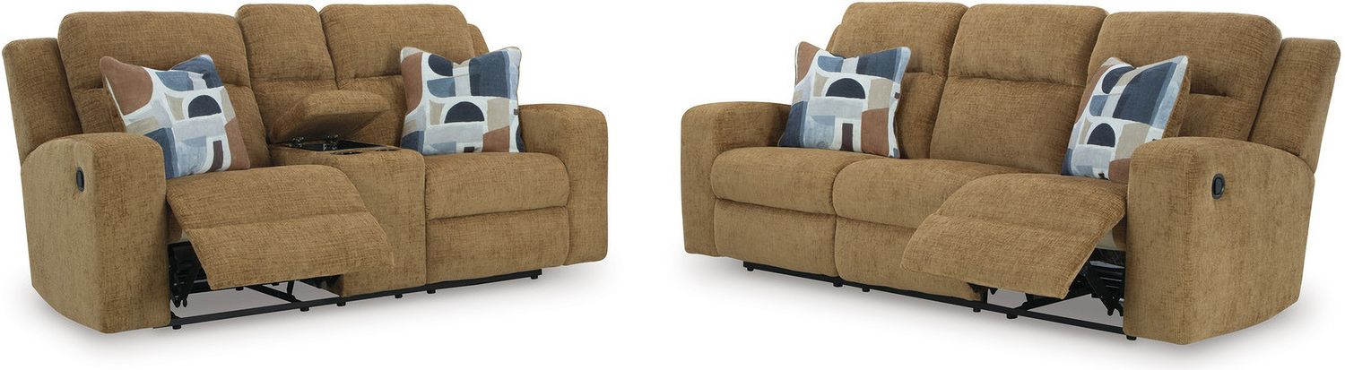 Kanlow Reclining Sofa In Honey 3860588