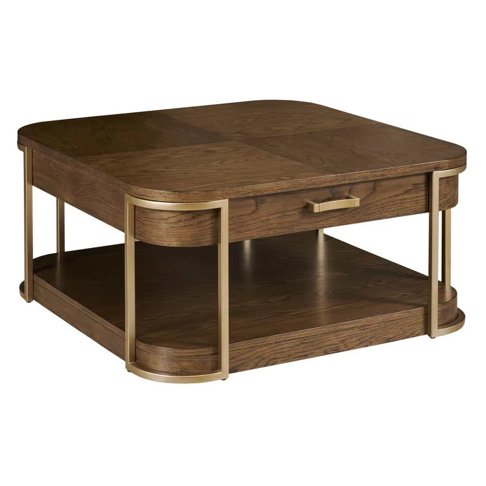 Emerit Square Coffee Table W/casters 386912