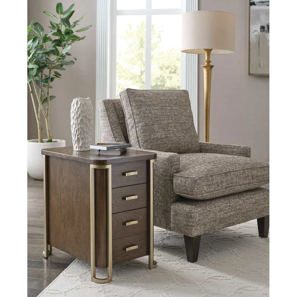 Emerit Charging Chairside Table 386916