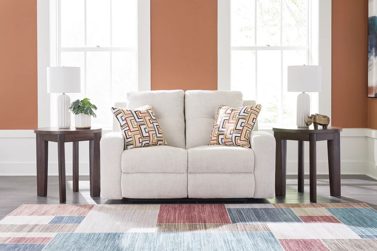 Danum Reclining Loveseat In Stone 3880586