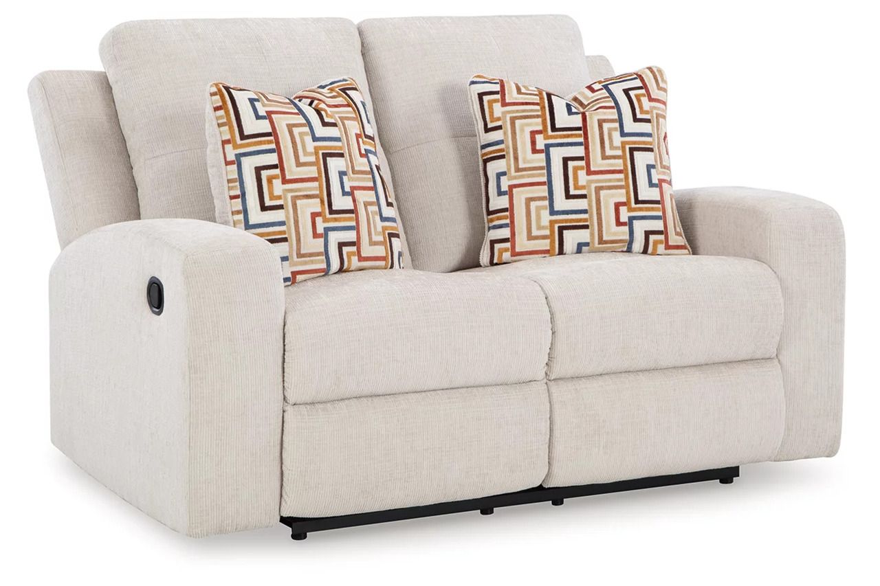 Danum Reclining Loveseat In Stone 3880586