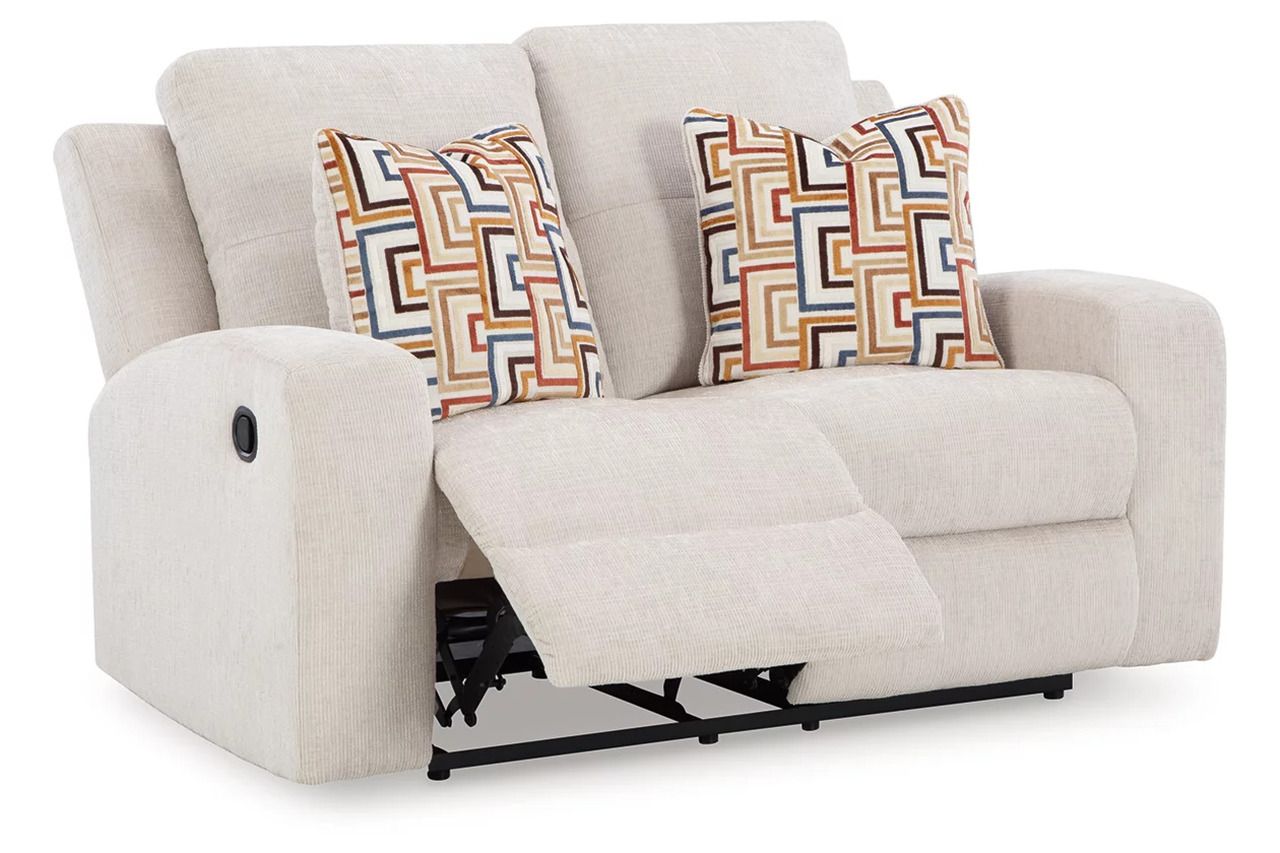 Danum Reclining Loveseat In Stone 3880586