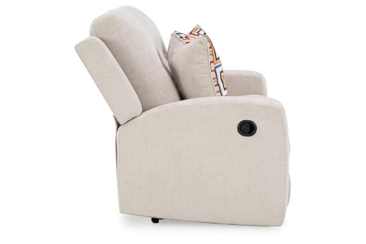 Danum Reclining Loveseat In Stone 3880586