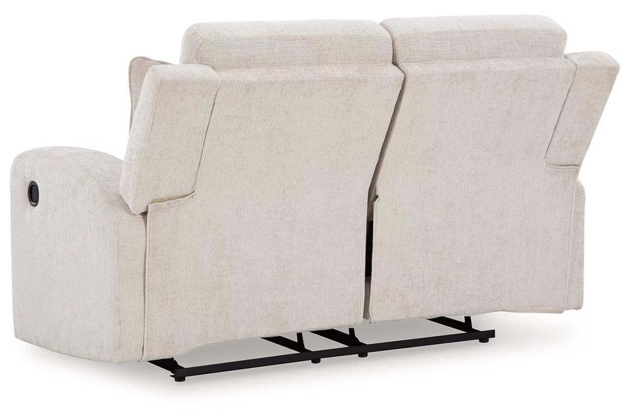 Danum Reclining Loveseat In Stone 3880586