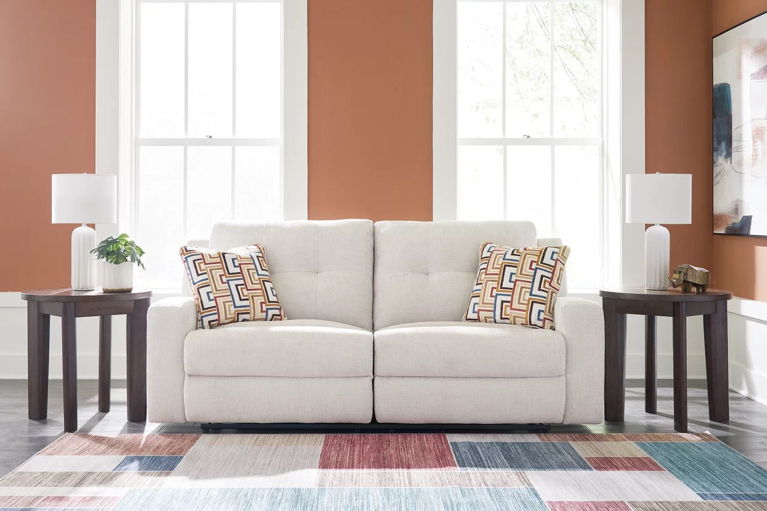 Danum Living Room Set In Stone 38805U1