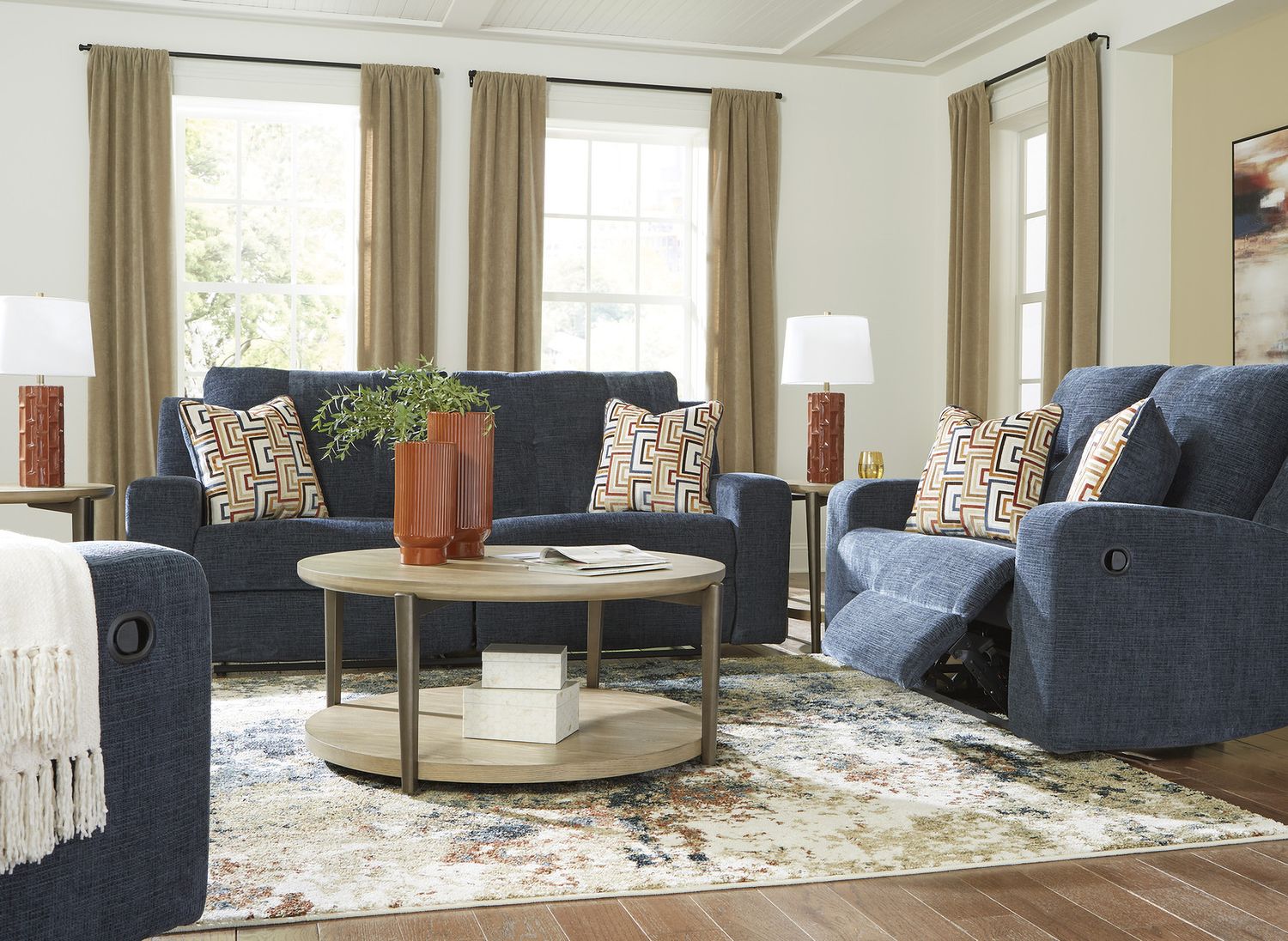 Danum Recliner In Ink 3880629