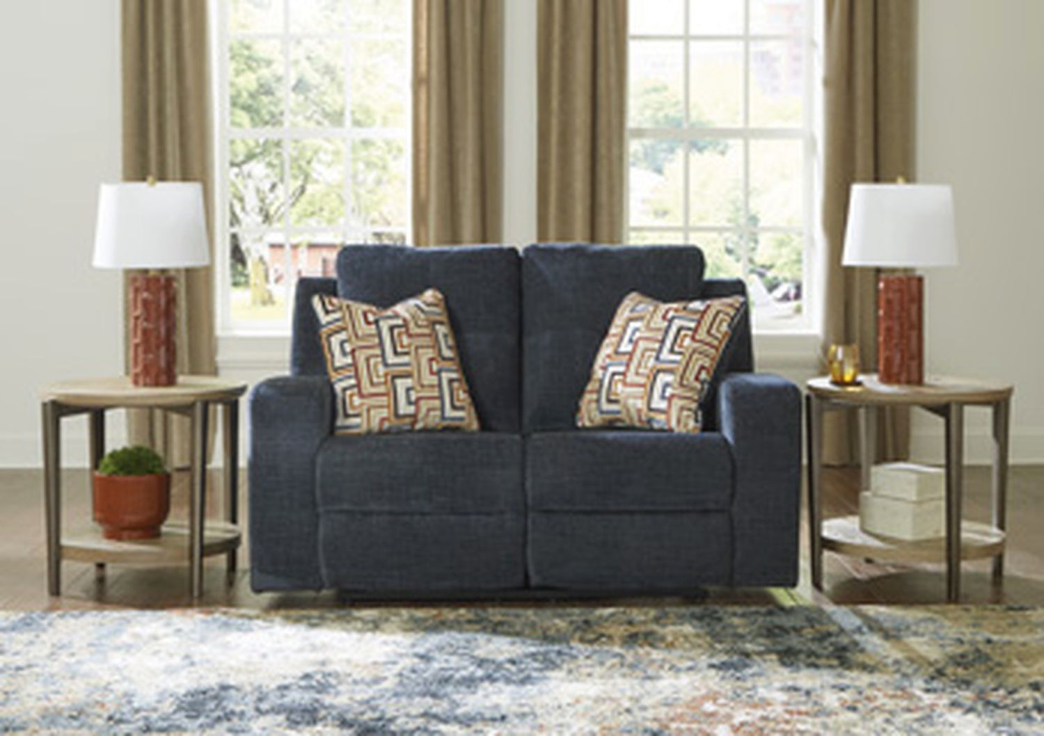 Danum Reclining Loveseat In Ink 3880686