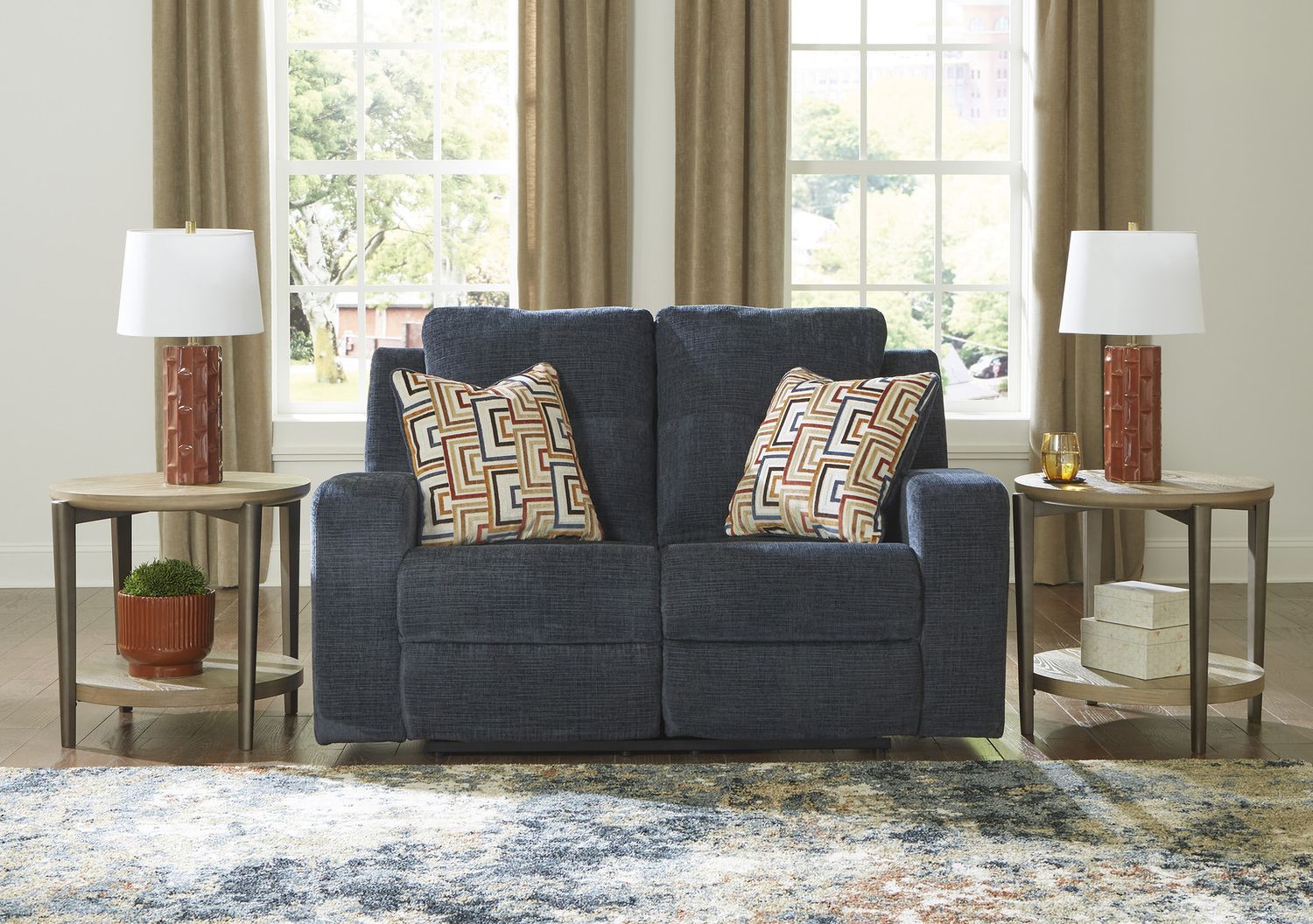 Danum Reclining Loveseat In Ink 3880686