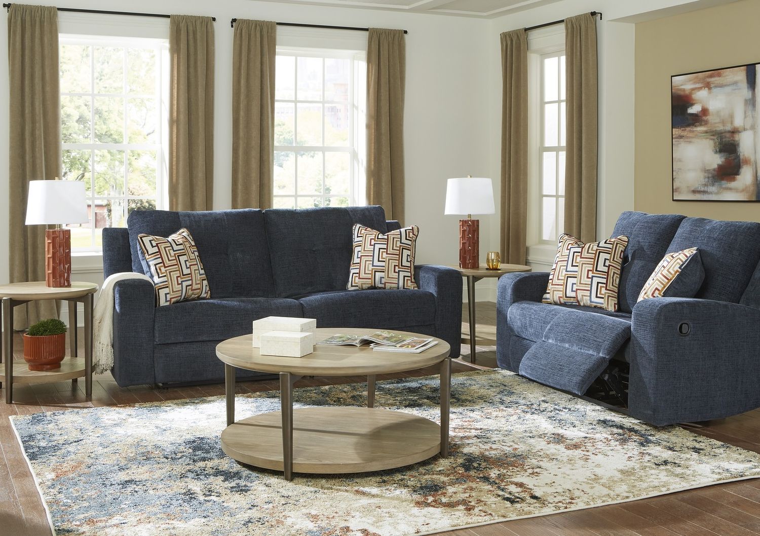 Danum Reclining Loveseat In Ink 3880686