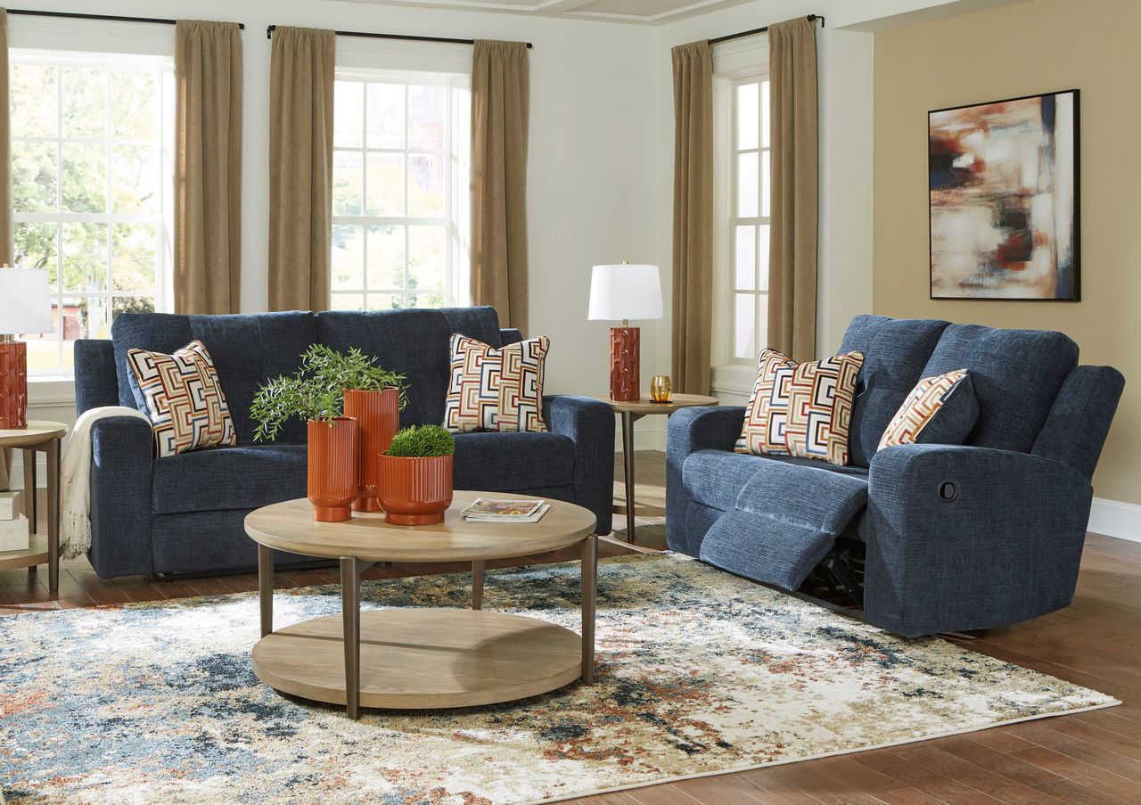 Danum Reclining Living Room Set In Ink 38806U1
