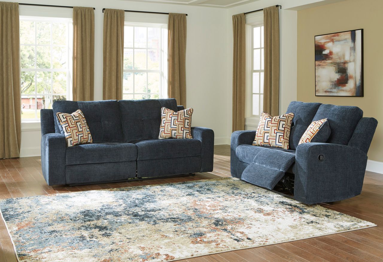 Danum Reclining Living Room Set In Ink 38806U1