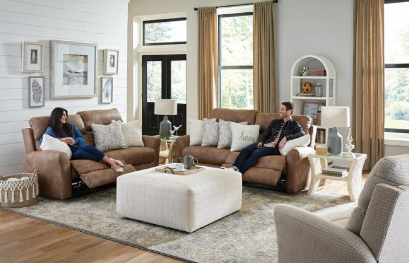 Justine 388 Castered Cocktail Ottoman 38812