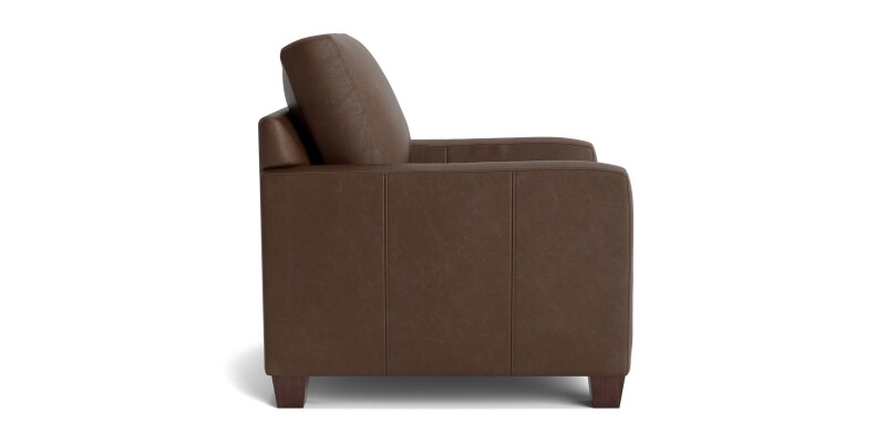 Carolina Leather Track Arm Chair 388512L53