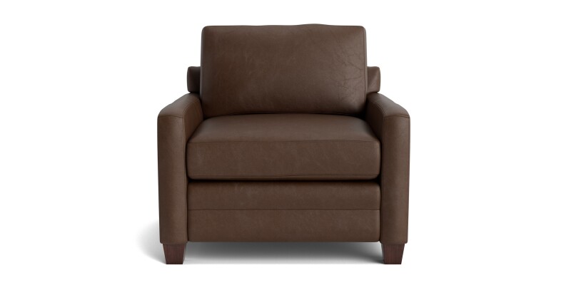 Carolina Leather Track Arm Chair 388518L56