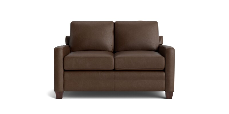 Carolina Leather Track Arm Loveseat 388542L58