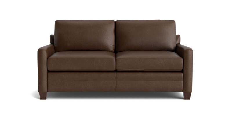 Carolina Leather Track Arm Sofa 388552L61