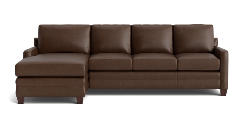 Carolina Leather Track Arm Chaise Sectional 3885LCSECTLLKIT52
