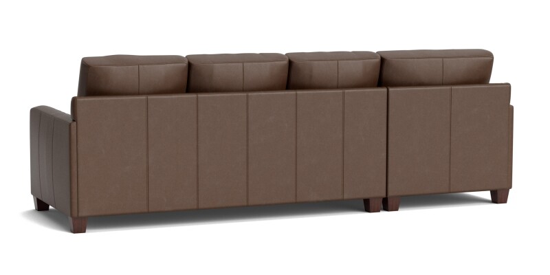Carolina Leather Track Arm Chaise Sectional 3885LCSECTLLKIT54