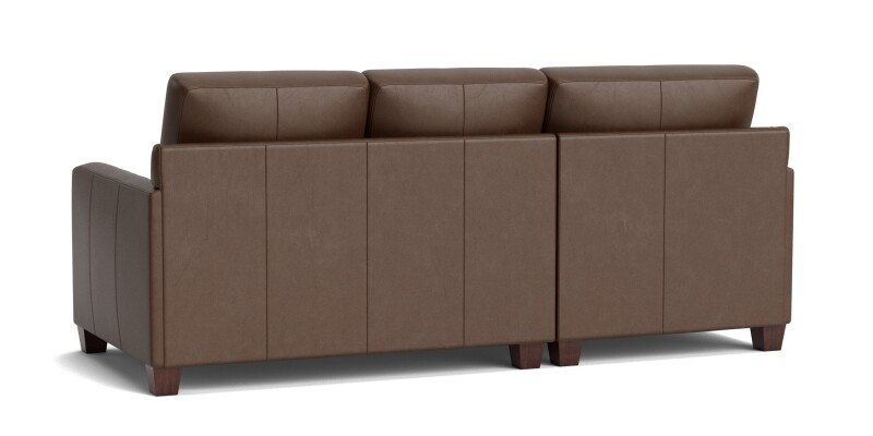 Carolina Leather Track Arm Chaise Sectional 3885LCSECTLSKIT61
